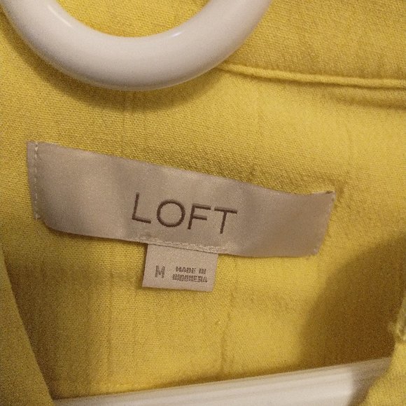 Loft Yellow Blouse - Picture 2 of 2